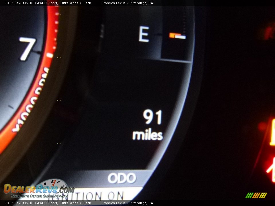 2017 Lexus IS 300 AWD F Sport Ultra White / Black Photo #15