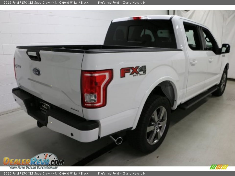 2016 Ford F150 XLT SuperCrew 4x4 Oxford White / Black Photo #5