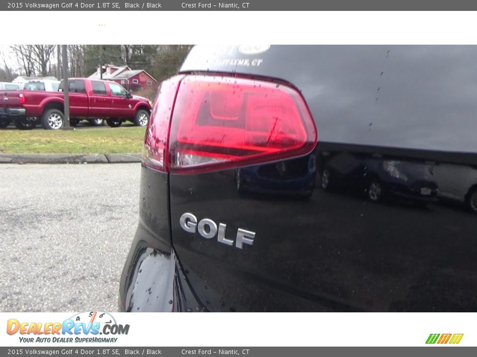 2015 Volkswagen Golf 4 Door 1.8T SE Black / Black Photo #10