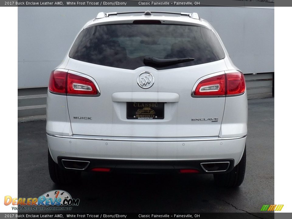 2017 Buick Enclave Leather AWD White Frost Tricoat / Ebony/Ebony Photo #3