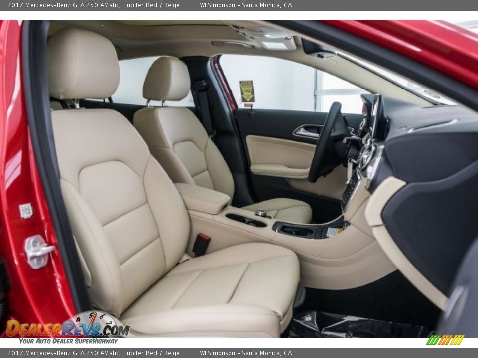 Front Seat of 2017 Mercedes-Benz GLA 250 4Matic Photo #2