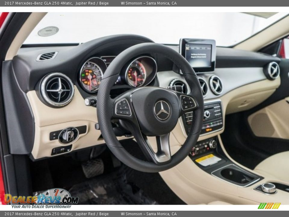 2017 Mercedes-Benz GLA 250 4Matic Jupiter Red / Beige Photo #5