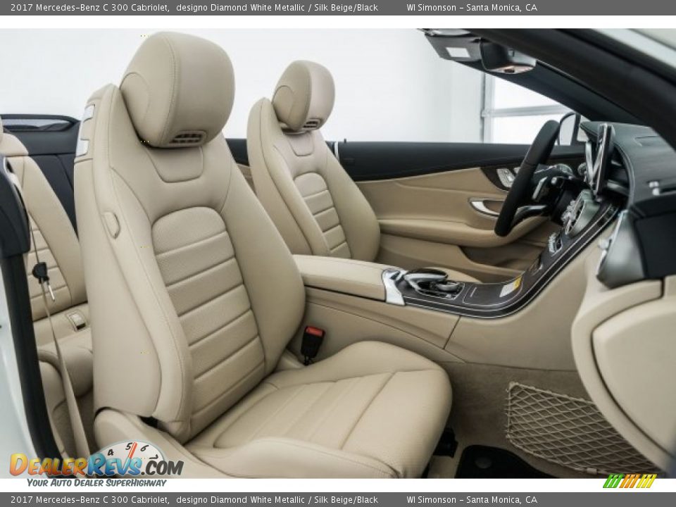 2017 Mercedes-Benz C 300 Cabriolet designo Diamond White Metallic / Silk Beige/Black Photo #2