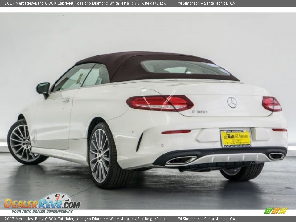2017 Mercedes-Benz C 300 Cabriolet designo Diamond White Metallic / Silk Beige/Black Photo #3