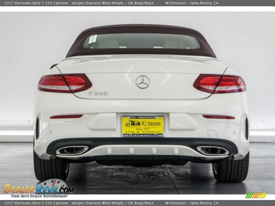 2017 Mercedes-Benz C 300 Cabriolet designo Diamond White Metallic / Silk Beige/Black Photo #4