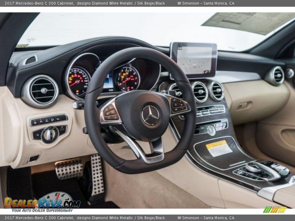 2017 Mercedes-Benz C 300 Cabriolet designo Diamond White Metallic / Silk Beige/Black Photo #5