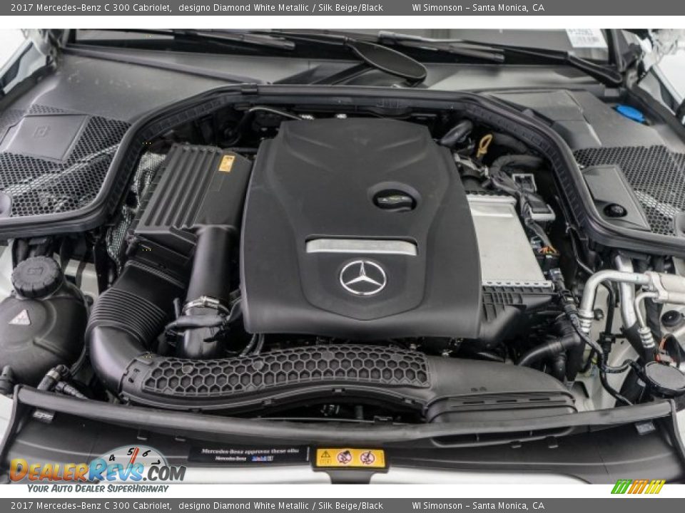 2017 Mercedes-Benz C 300 Cabriolet designo Diamond White Metallic / Silk Beige/Black Photo #9