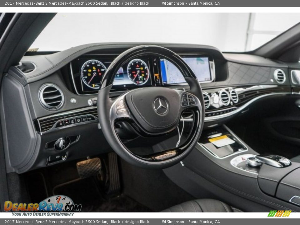 Dashboard of 2017 Mercedes-Benz S Mercedes-Maybach S600 Sedan Photo #5