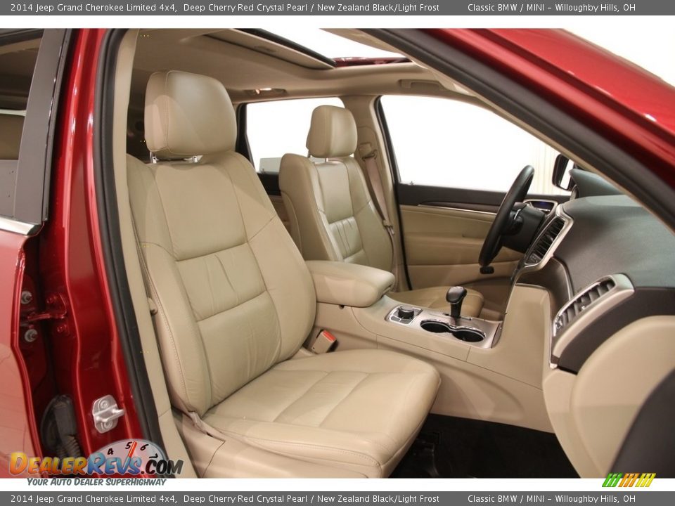 2014 Jeep Grand Cherokee Limited 4x4 Deep Cherry Red Crystal Pearl / New Zealand Black/Light Frost Photo #22