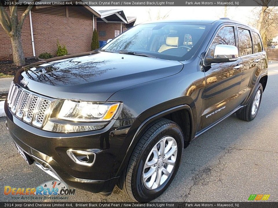 2014 Jeep Grand Cherokee Limited 4x4 Brilliant Black Crystal Pearl / New Zealand Black/Light Frost Photo #1