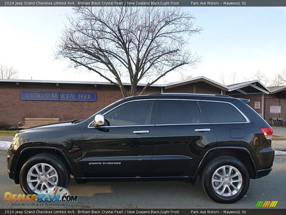 2014 Jeep Grand Cherokee Limited 4x4 Brilliant Black Crystal Pearl / New Zealand Black/Light Frost Photo #2