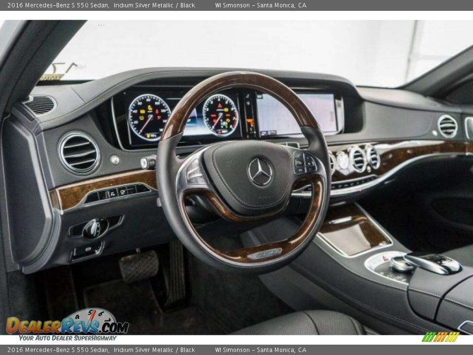 2016 Mercedes-Benz S 550 Sedan Iridium Silver Metallic / Black Photo #5