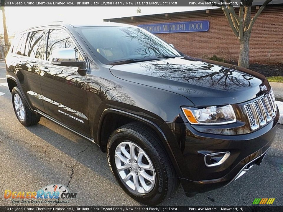 2014 Jeep Grand Cherokee Limited 4x4 Brilliant Black Crystal Pearl / New Zealand Black/Light Frost Photo #7