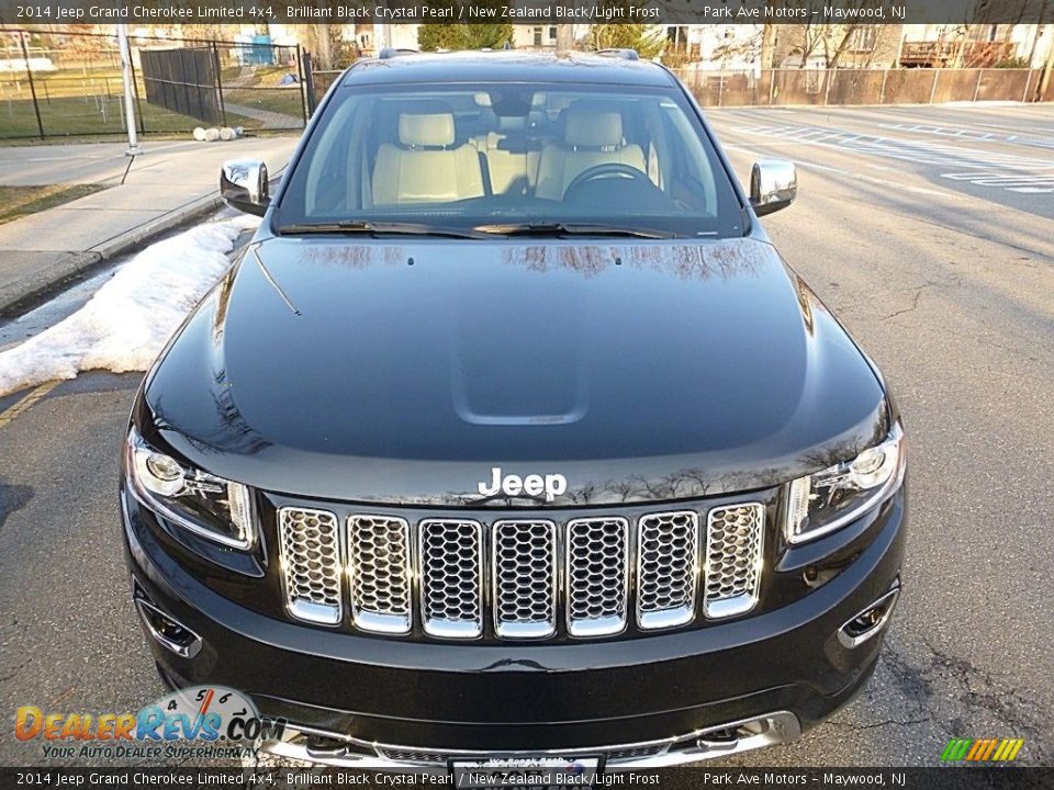 2014 Jeep Grand Cherokee Limited 4x4 Brilliant Black Crystal Pearl / New Zealand Black/Light Frost Photo #8