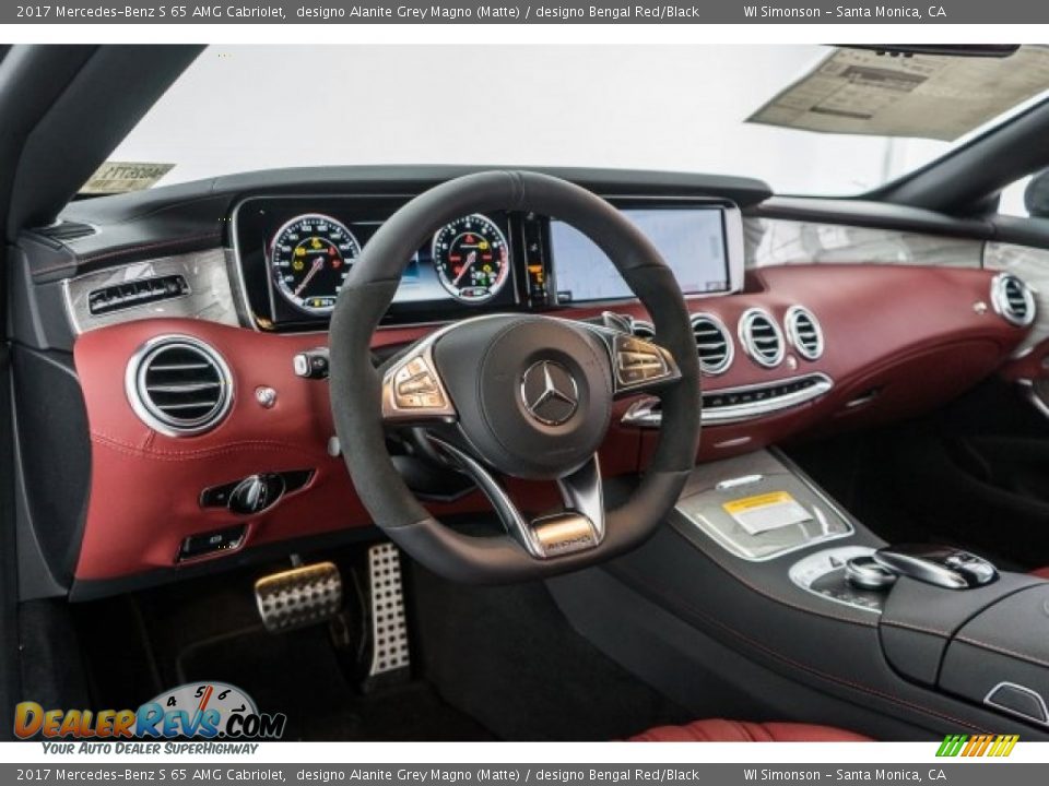 Dashboard of 2017 Mercedes-Benz S 65 AMG Cabriolet Photo #5