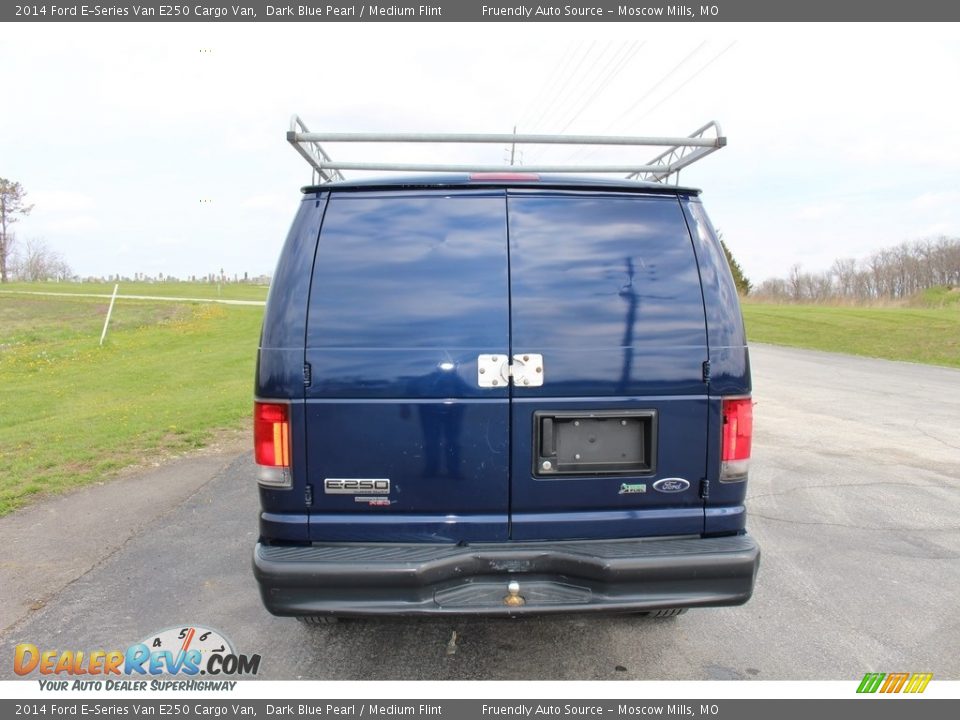 2014 Ford E-Series Van E250 Cargo Van Dark Blue Pearl / Medium Flint Photo #4