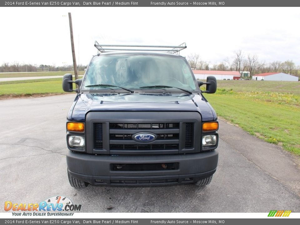 2014 Ford E-Series Van E250 Cargo Van Dark Blue Pearl / Medium Flint Photo #7