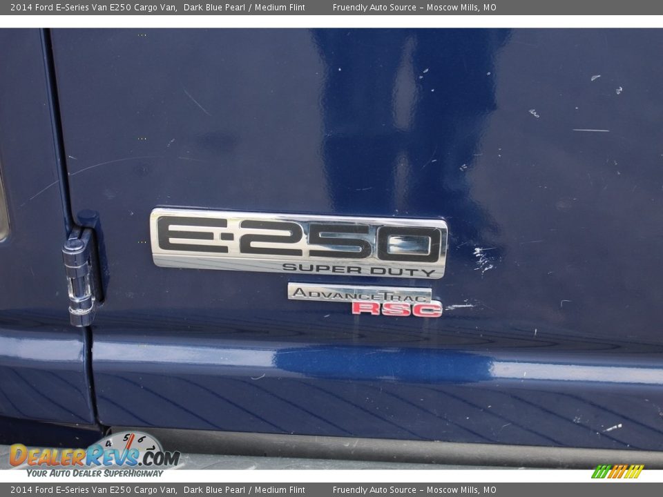 2014 Ford E-Series Van E250 Cargo Van Dark Blue Pearl / Medium Flint Photo #9