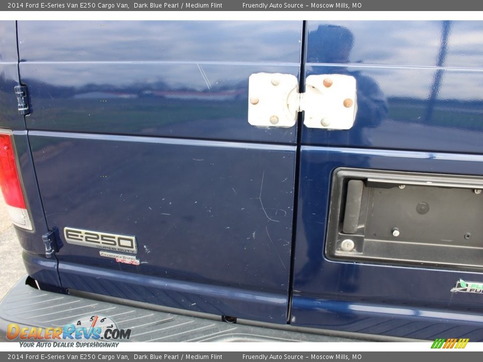 2014 Ford E-Series Van E250 Cargo Van Dark Blue Pearl / Medium Flint Photo #10