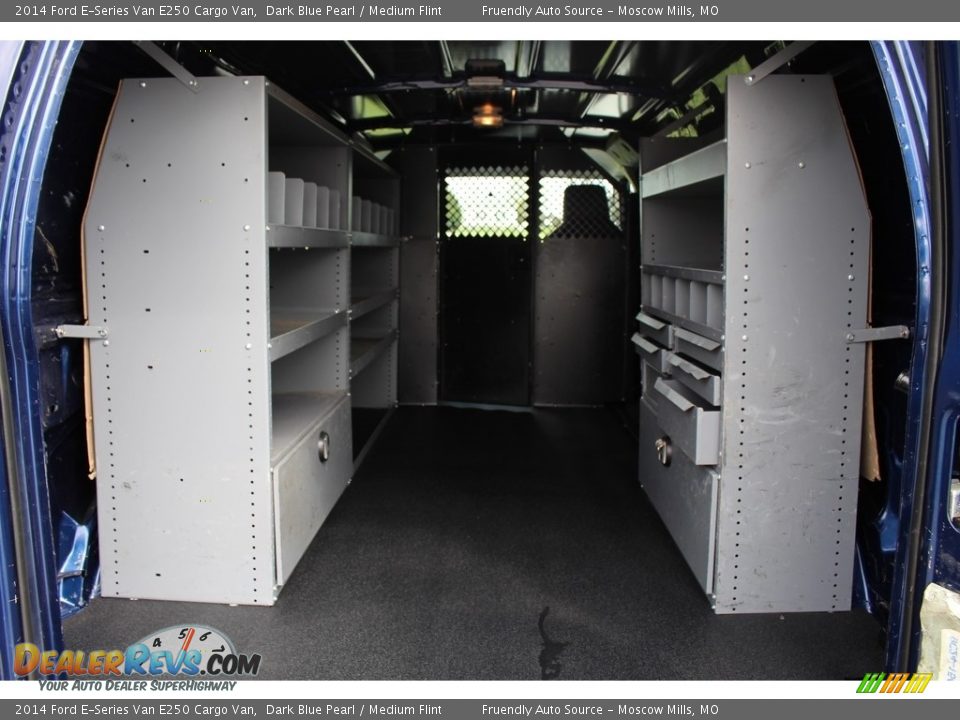 2014 Ford E-Series Van E250 Cargo Van Dark Blue Pearl / Medium Flint Photo #11