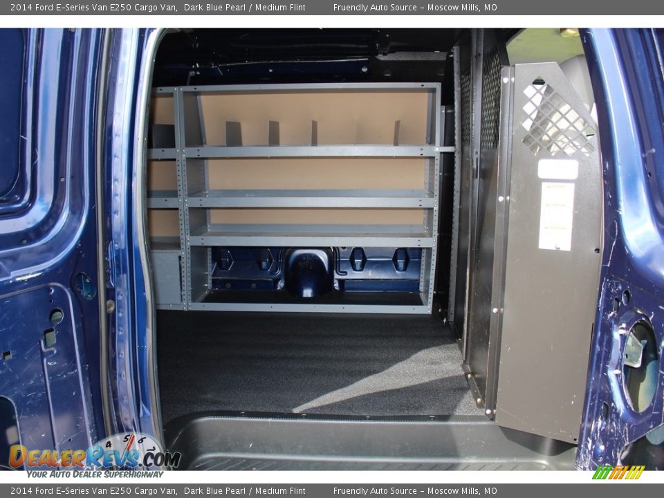 2014 Ford E-Series Van E250 Cargo Van Dark Blue Pearl / Medium Flint Photo #15
