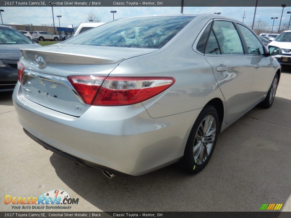 2017 Toyota Camry SE Celestial Silver Metallic / Black Photo #2