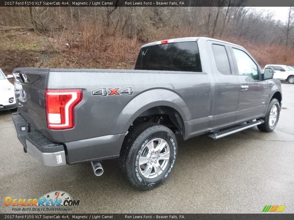 2017 Ford F150 XLT SuperCab 4x4 Magnetic / Light Camel Photo #2