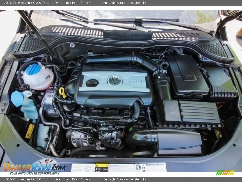 2016 Volkswagen CC 2.0T Sport 2.0 Liter Turbocharged FSI DOHC 16-Valve VVT 4 Cylinder Engine Photo #25
