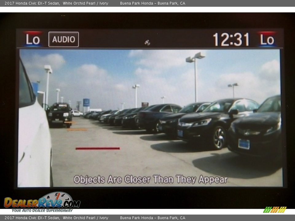 2017 Honda Civic EX-T Sedan White Orchid Pearl / Ivory Photo #6