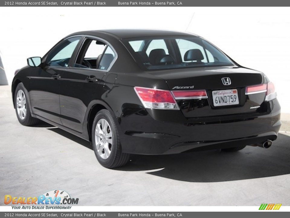 2012 Honda Accord SE Sedan Crystal Black Pearl / Black Photo #2