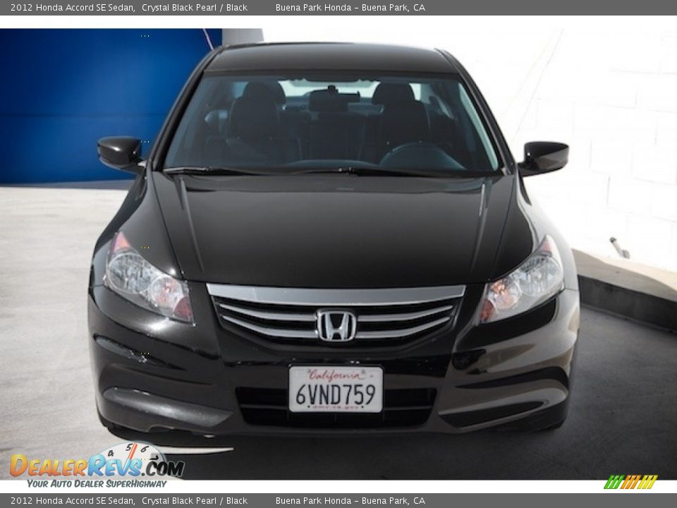 2012 Honda Accord SE Sedan Crystal Black Pearl / Black Photo #7