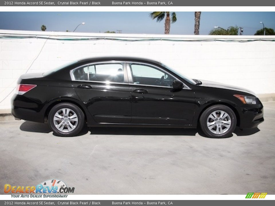 2012 Honda Accord SE Sedan Crystal Black Pearl / Black Photo #8
