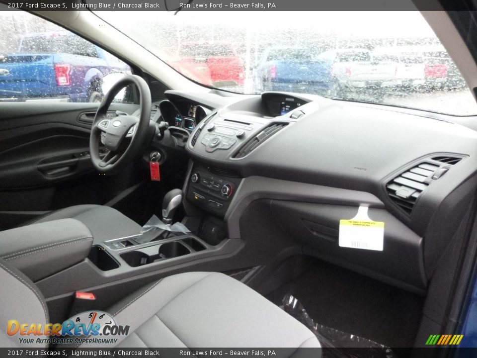 2017 Ford Escape S Lightning Blue / Charcoal Black Photo #2