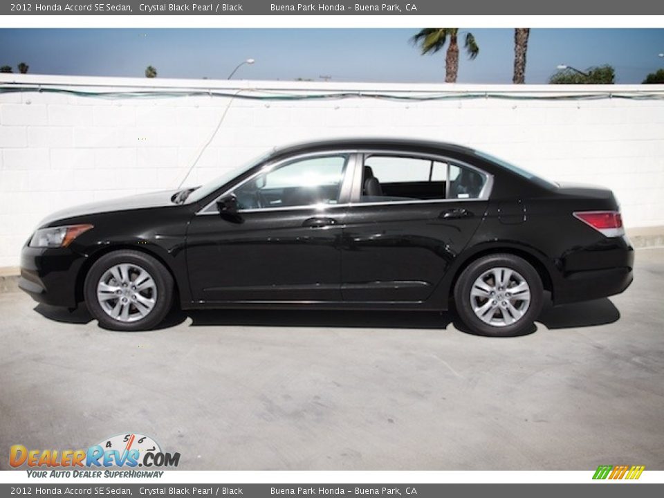2012 Honda Accord SE Sedan Crystal Black Pearl / Black Photo #10