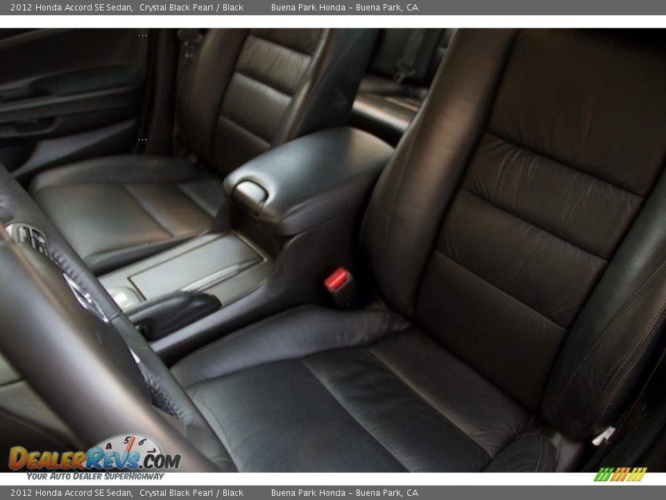 2012 Honda Accord SE Sedan Crystal Black Pearl / Black Photo #12