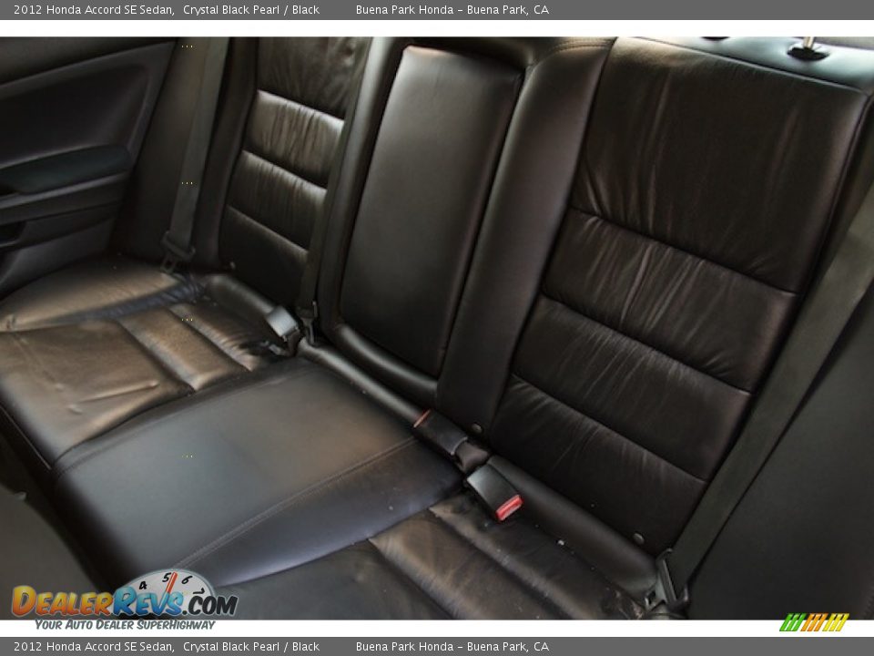 2012 Honda Accord SE Sedan Crystal Black Pearl / Black Photo #13