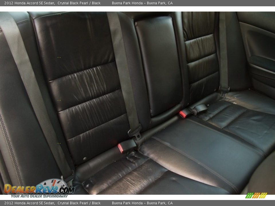 2012 Honda Accord SE Sedan Crystal Black Pearl / Black Photo #15