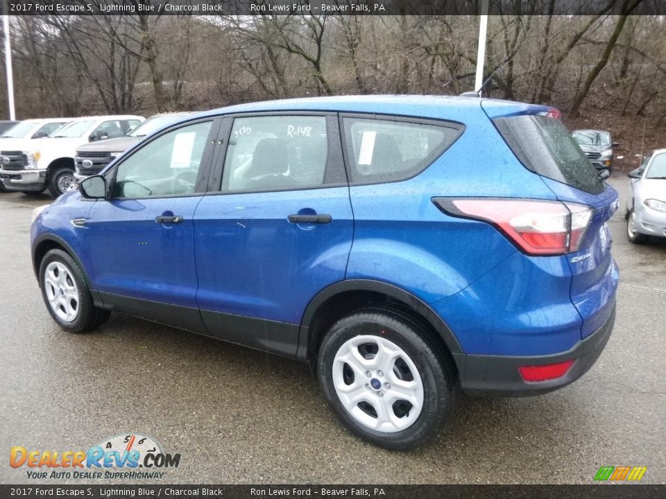 2017 Ford Escape S Lightning Blue / Charcoal Black Photo #6