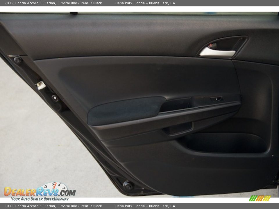 2012 Honda Accord SE Sedan Crystal Black Pearl / Black Photo #20