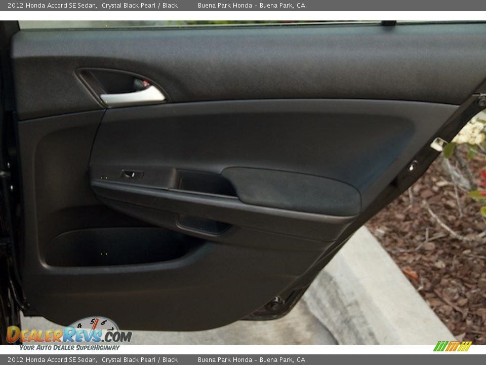 2012 Honda Accord SE Sedan Crystal Black Pearl / Black Photo #21