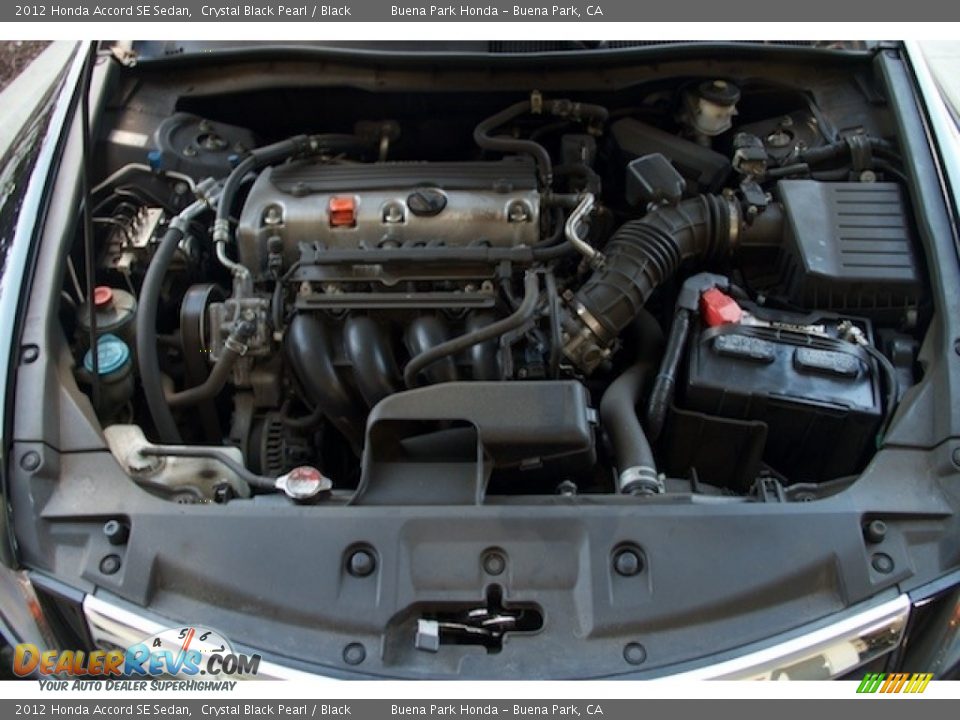 2012 Honda Accord SE Sedan Crystal Black Pearl / Black Photo #23