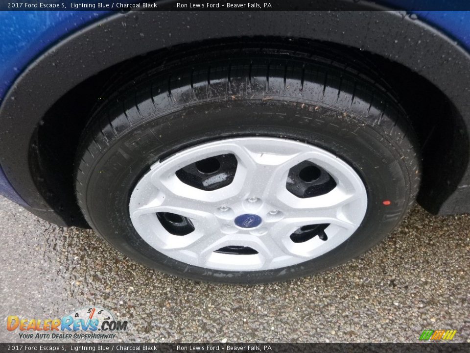 2017 Ford Escape S Lightning Blue / Charcoal Black Photo #11