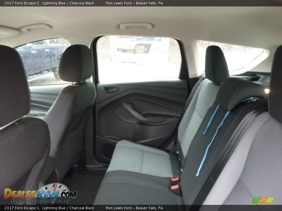 2017 Ford Escape S Lightning Blue / Charcoal Black Photo #13