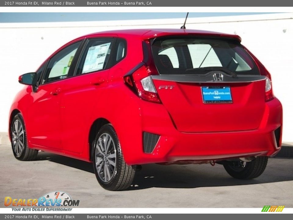 2017 Honda Fit EX Milano Red / Black Photo #2