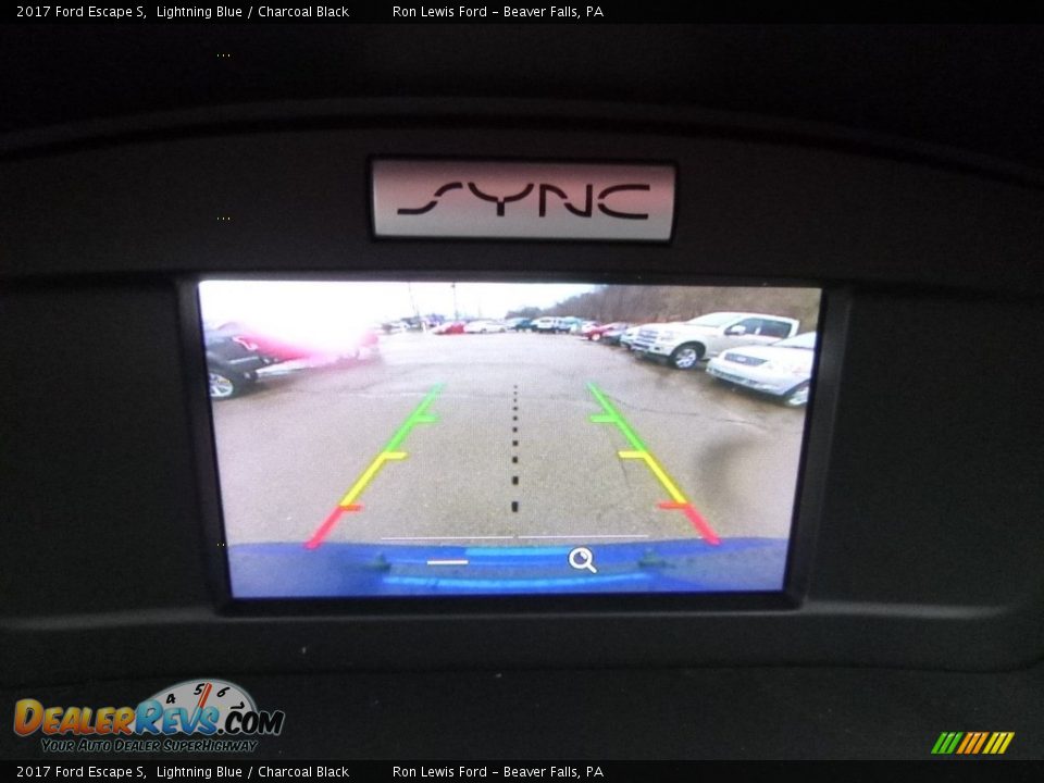 2017 Ford Escape S Lightning Blue / Charcoal Black Photo #19