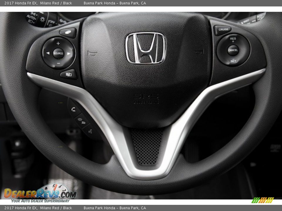 2017 Honda Fit EX Milano Red / Black Photo #10