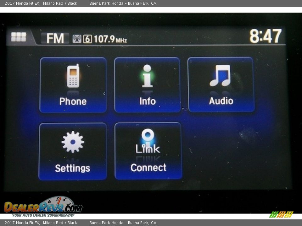 2017 Honda Fit EX Milano Red / Black Photo #18
