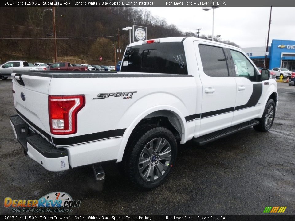 2017 Ford F150 XLT SuperCrew 4x4 Oxford White / Black Special Edition Package Photo #2