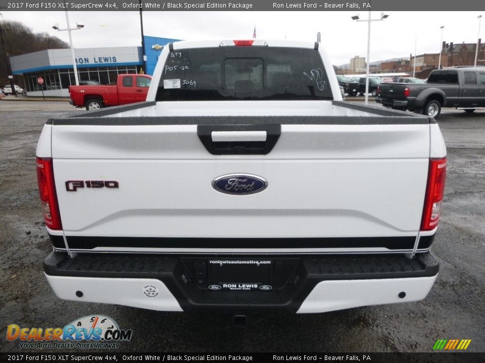 2017 Ford F150 XLT SuperCrew 4x4 Oxford White / Black Special Edition Package Photo #3
