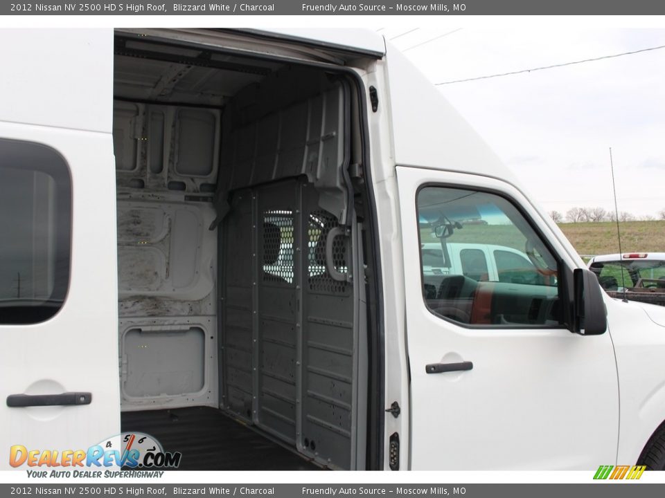 2012 Nissan NV 2500 HD S High Roof Blizzard White / Charcoal Photo #2